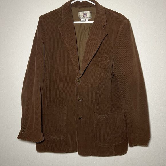 Territory Ahead Other - The Territory Ahead Corduroy Blazer Mens Small Brown Silk Cotton Outdoor Vintage